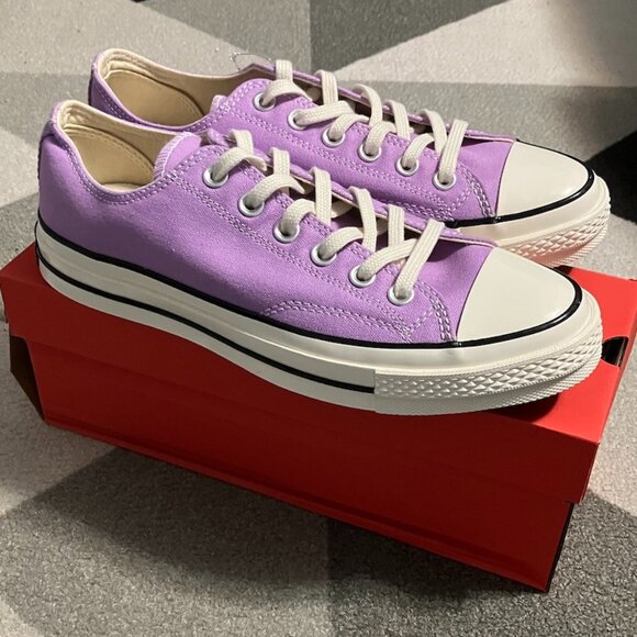 Converse Shoes - ⭐️NEW⭐️Converse Chuck 70 OX Purple/Ivory Men's Size 8/Women's Size 10